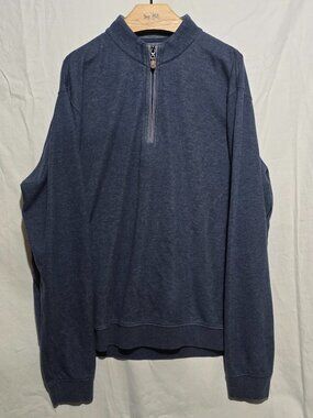 Johnnie-O #JMKO1460 Men's Sully 1/4 Zip Pullover - Helios Blue - Sz XL*